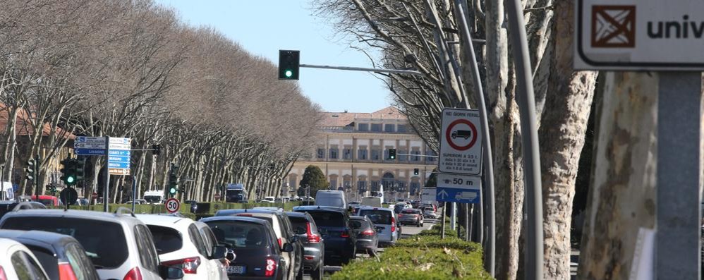 Monza Viale Cesare Battisti - foto d’archivio