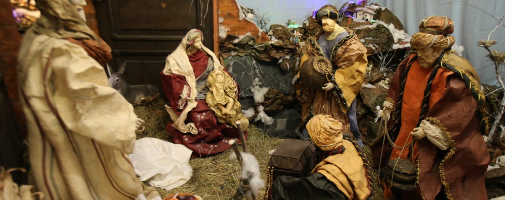 Il presepe della parrocchia di Triante