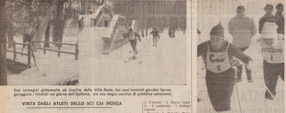 Le immagini della gara di sci di fondo dell’Epifania del 1971