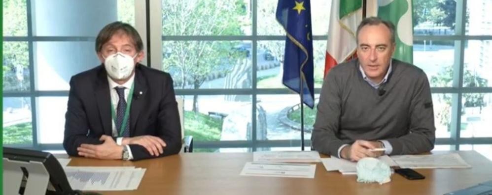 Regione Lombardia: dopo il rimpasto Fabrizio Sala (a sinistra) perde la vicepresidenza e assume la delega a Istruzione e Semplificazione; Giulio Gallera (a destra) è fuori dalla giunta