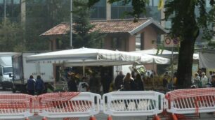 Monza Mercato piazza Cambiaghi - ponte via Colombo
