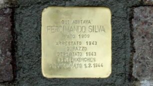 Seregno: la pietra d'inciampo in memoria di Ferdinando Silva