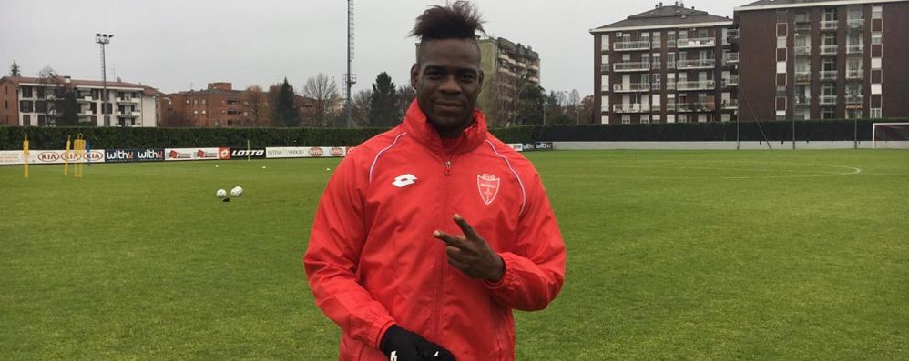 Calcio Ac Monza serie B Mario Balotelli - foto Ac Monza/archivio