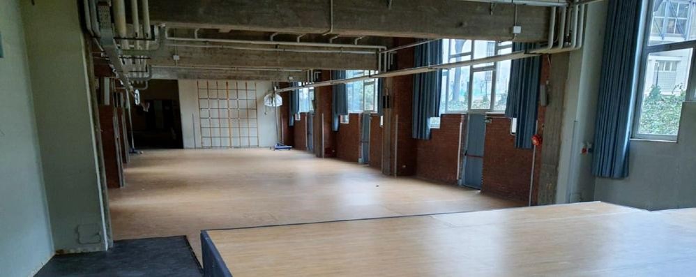La palestra riqualificata della scuola Cadorna
