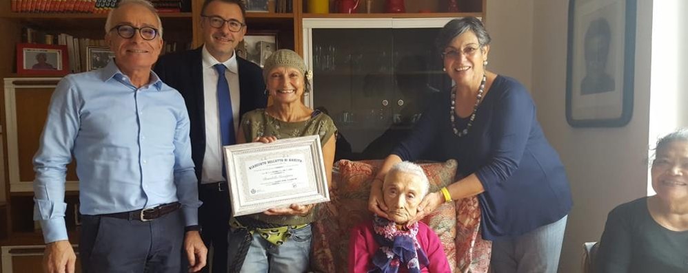 Agrate Giuseppina Brambilla 101 anni