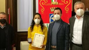 Monza Antonella Inga medaglia della Luna