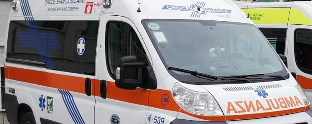 Un’ambulanza della Croce Bianca