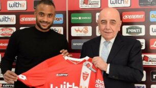 Ac Monza: Davide Diaw con Adriano Galliani
