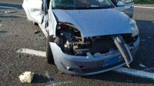 Una delle auto coinvolte