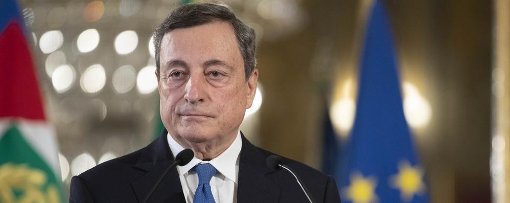 Il presidente del Consiglio dei ministri, Mario Draghi