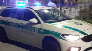 Una pattuglia della polizia locale