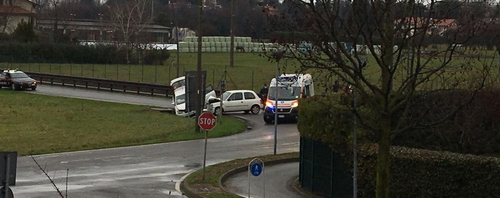 La scena dell’incidente