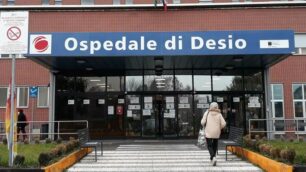 L’ingresso dell’ospedale di Desio