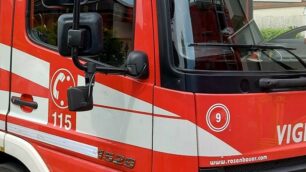 Un mezzo dei vigili del fuoco