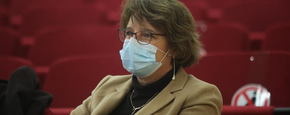 Monza Conferenza stampa vaccino anticovid Cristina Messa