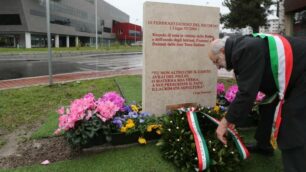 MONZA CIPPO A RICORDO VITTIME FOIBE - foto d’archivio