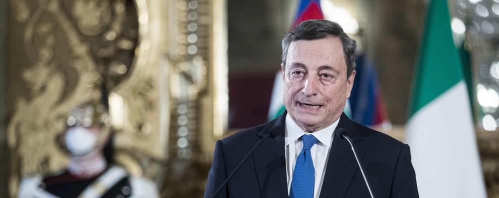 Il premier incaricato, Mario Draghi