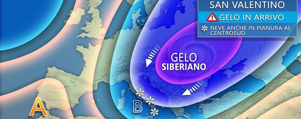 Meteo gelo in arrivo