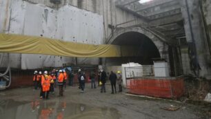 Cinisello Sopralluogo cantiere Metropolitana M1 Monza Bettola