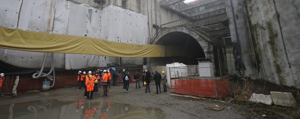 Cinisello Sopralluogo cantiere Metropolitana M1 Monza Bettola