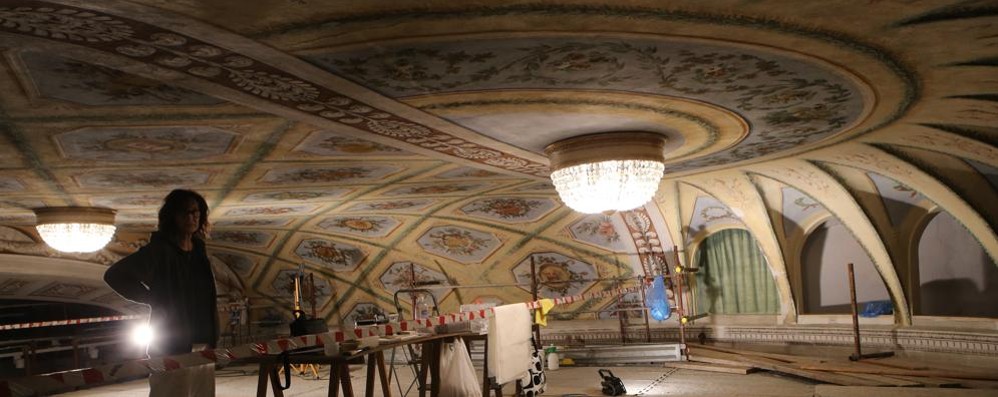 Monza Fine restauri teatrino Villa reale