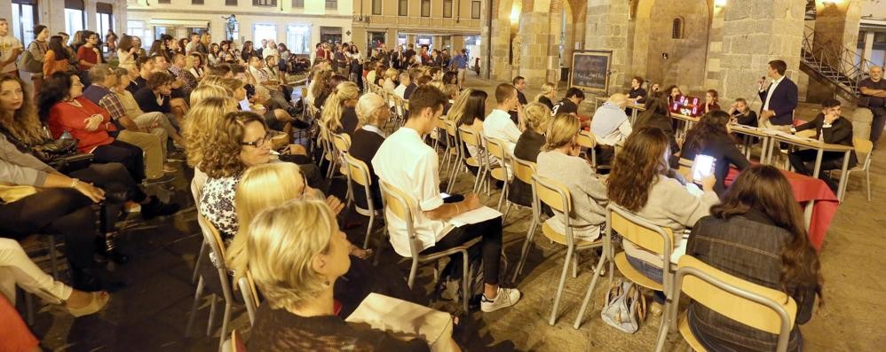 Il Debate organizzato all’arengario di Monza nel 2017