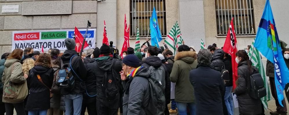 Navigator: la protesta a Milano