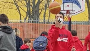 Una foto dei ragazzi del Sanfru basket