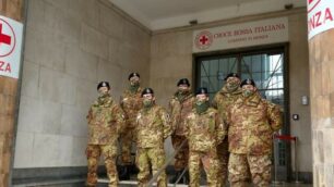 I militari della Croce rossa di Monza