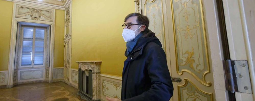 Attilio Navarra alla Villa reale nei giorni del trasloco