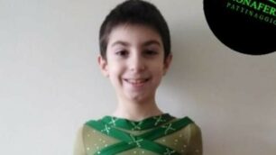 Pattinaggio: Andrea Clementi, 8 anni