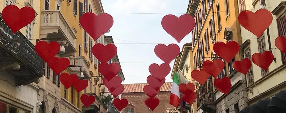 L’invasione di cuori a Monza un paio di anni fa