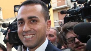 Luigi Di Maio in una visita a Monza