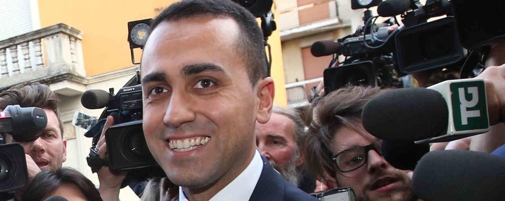 Luigi Di Maio in una visita a Monza