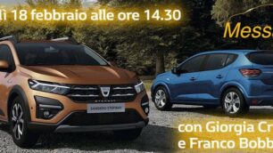 Giovedì 18 febbraio in diretta dalla concessionaria Messa T presentazione della nuova Gamma Dacia Sandero