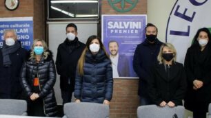 Da sinistra, Tiziano Mariani, Elisabetta Viganò, Stefano Casiraghi, Chiara Novara, Edoardo Trezzi, Gabriella Cadorin ed Ilaria Cerqua