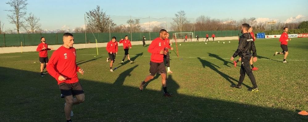 Calcio Serie B Ac Monza allenamento