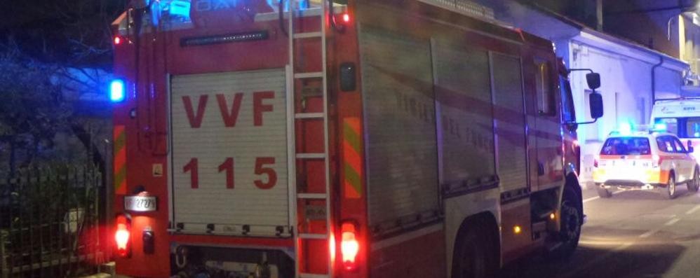 Soccorsi in azione in Brianza