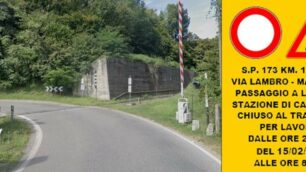 Il passaggio a livello di Canonica