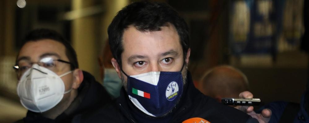 Il leader della Lega, Matteo Salvini