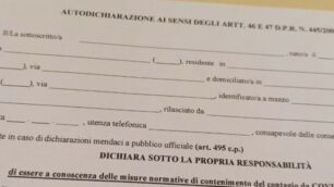 L'autodichiarazione per gli spostamenti in Lombardia