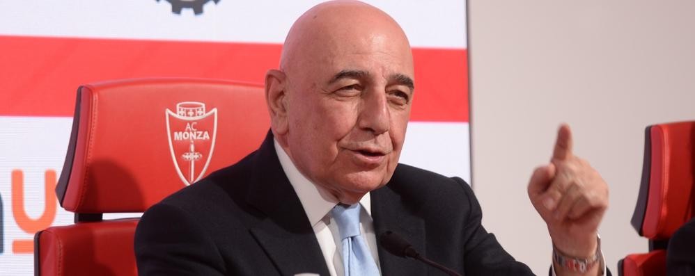 Monza Calcio Serie B conferenza stampa WithU Adriano Galliani - foto Buzzi/Ac Monza