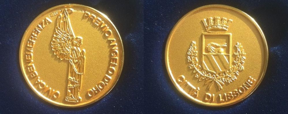 Angelo d'Oro, ecco la medaglia raffigurante il simbolo di Lissone