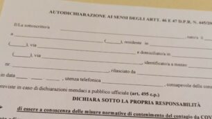 L'autodichiarazione per gli spostamenti in Lombardia