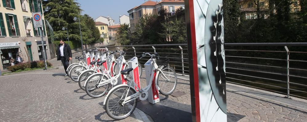 Monza Bike sharing spalti