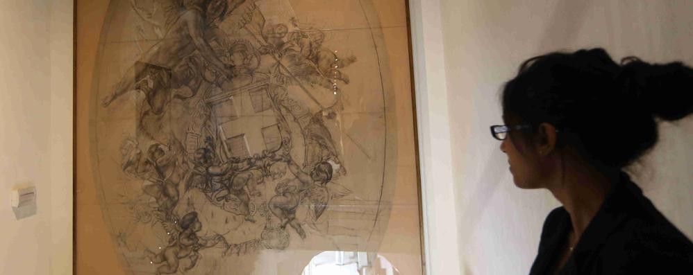 Il cartone del Trionfo dei Savoia di Mosè Bianchi conservato ai Musei civici