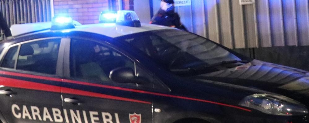 Una pattuglia dei  carabinieri