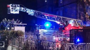 L’intervento dei vigili del fuoco a Giussano