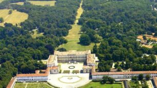 Villa Reale Villa e Parco di Monza dall'alto