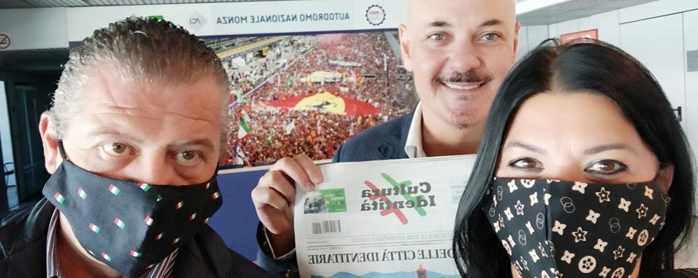 Francesca Giarmoleo con Andrea Arbizzoni  e Edo Sylos Labini